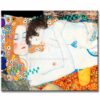 Madre e hija de Gustav Klimt Reproducción Pintada a Mano en Acrílico