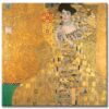 la dama de oro de Gustav Klimt reproducción pintada a mano en medida de 100x100cm.