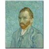 autorretrato van Gogh reproducción pintada al oleo o acrílico en medida de 120x95cm.